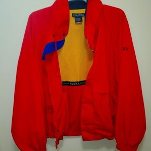 Vintage 90’s Nautica raincoat windbreaker jacket.